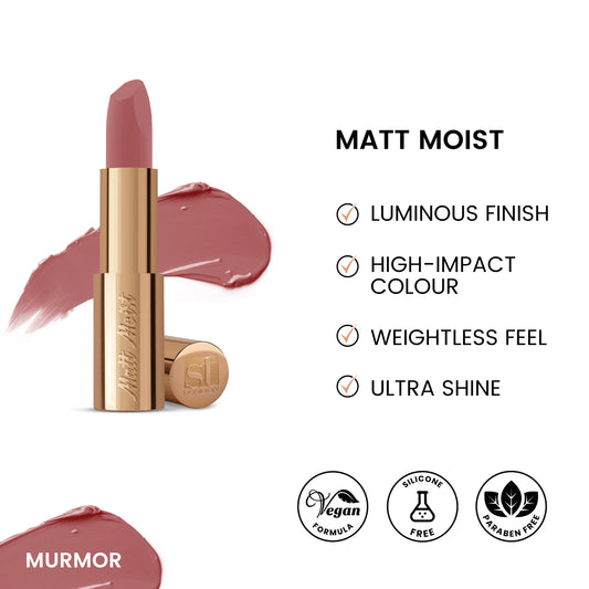 ST London - Matt Moist Long-Lasting Lipstick - Murmor