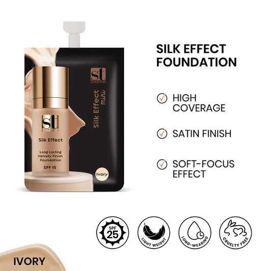 ST London - Silk Effect Foundation Sachet - Ivory