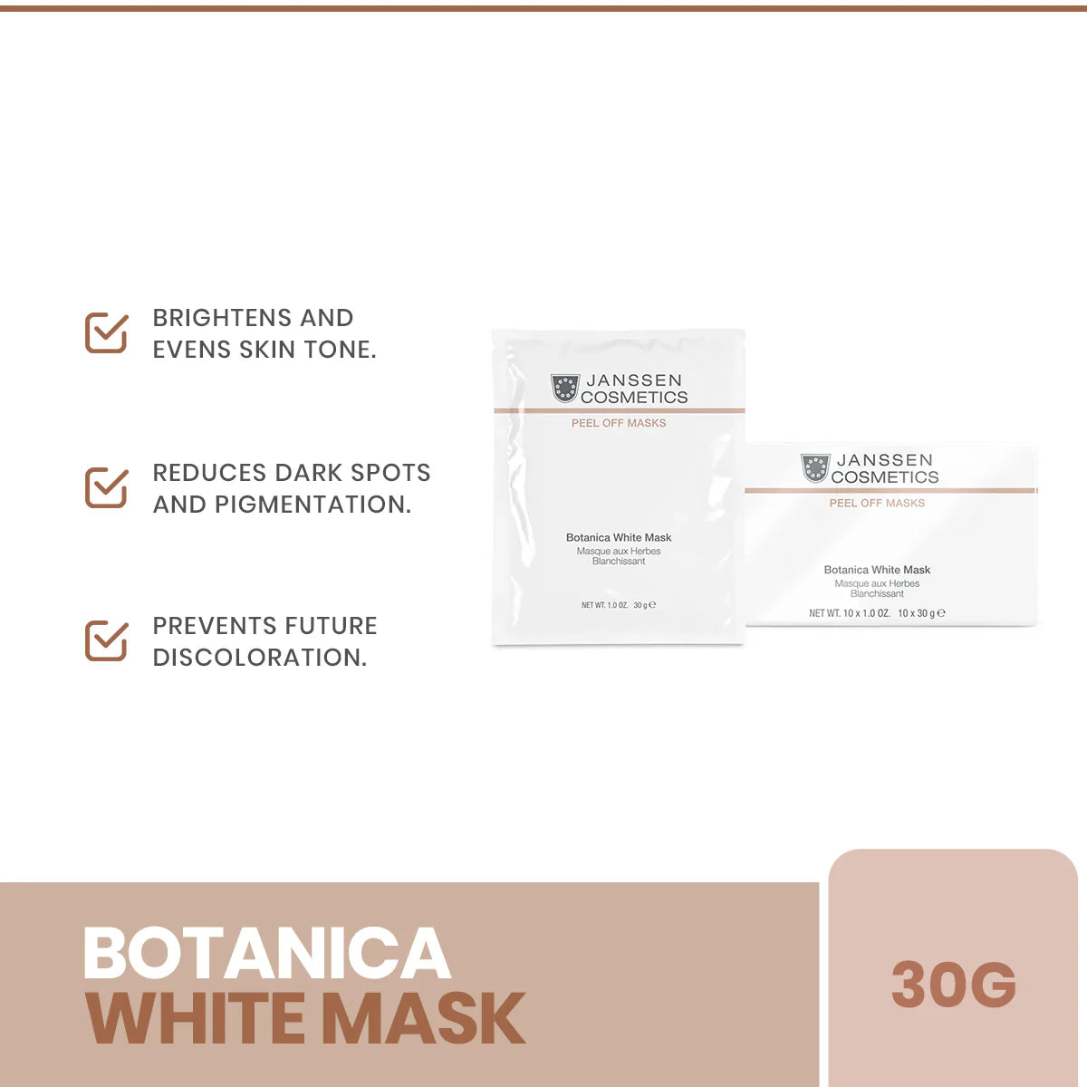 Janssen Botanica White Mask (sachet 30gm)