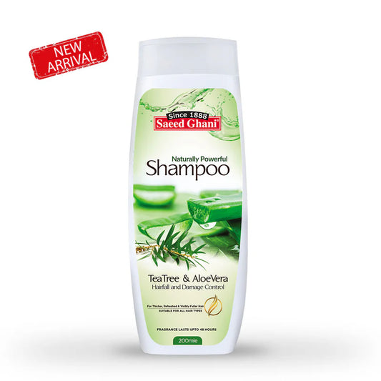 Saeed Ghaani  Tea Tree & Aloevera Shampoo 200ml